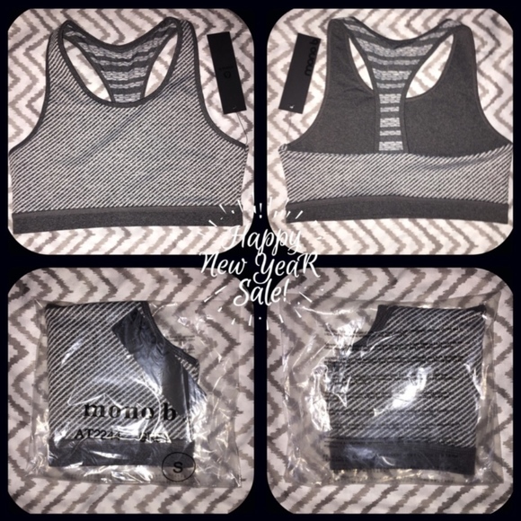 Woven&Trellis Mesh-Back Combo Racerback Sports Bra - Picture 4 of 6